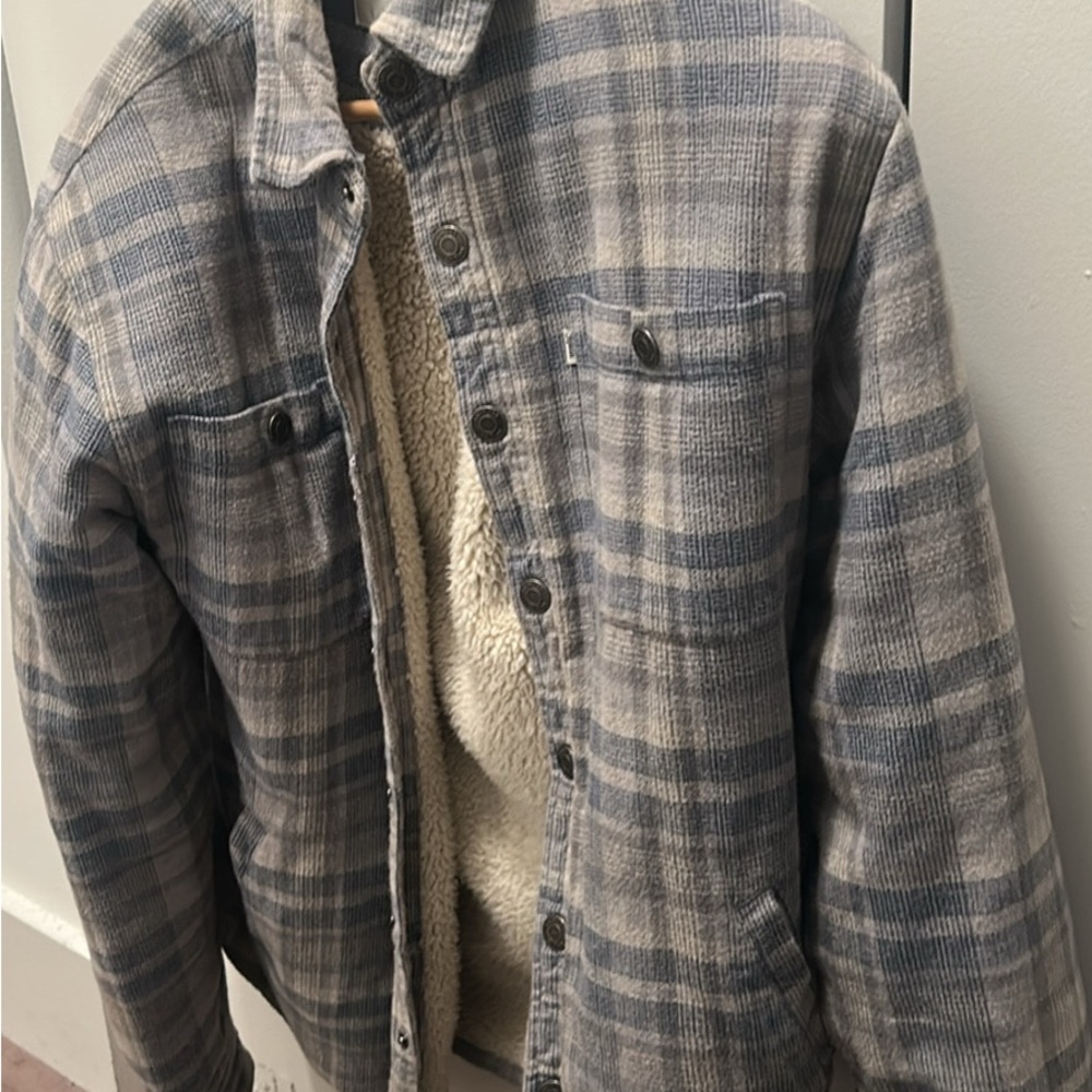 Katin Men's Plaid Jacket - Blue and Gray